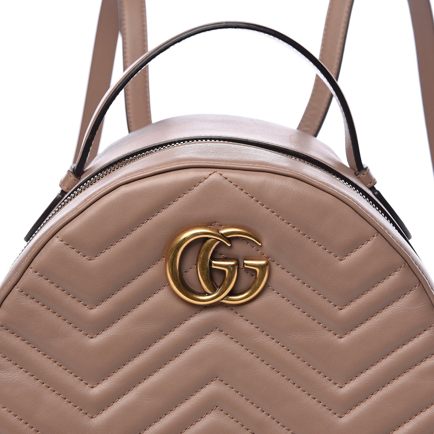 Calfskin Matelasse GG Marmont Backpack Porcelain Rose