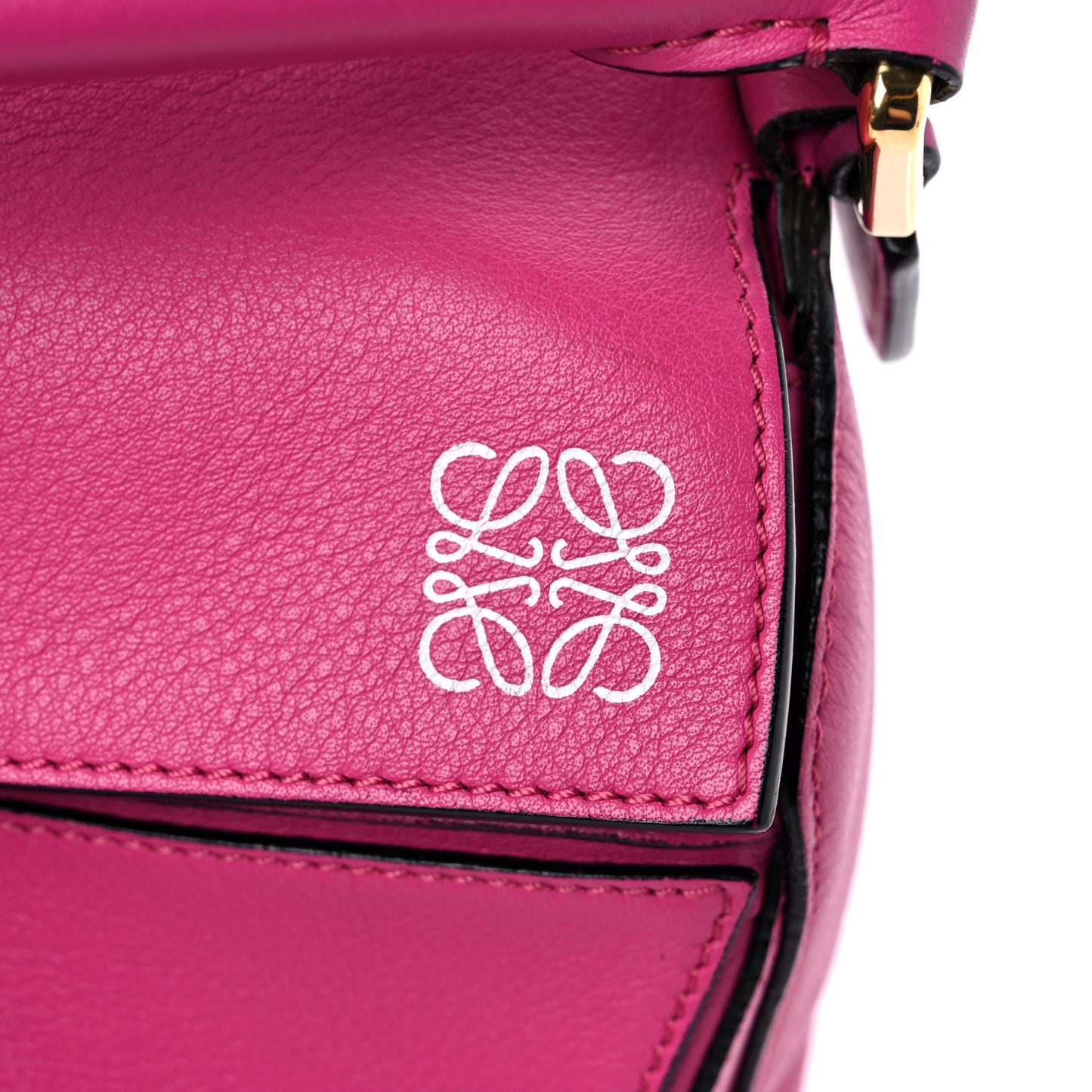 Calfskin Small Puzzle Bag Fuchsia