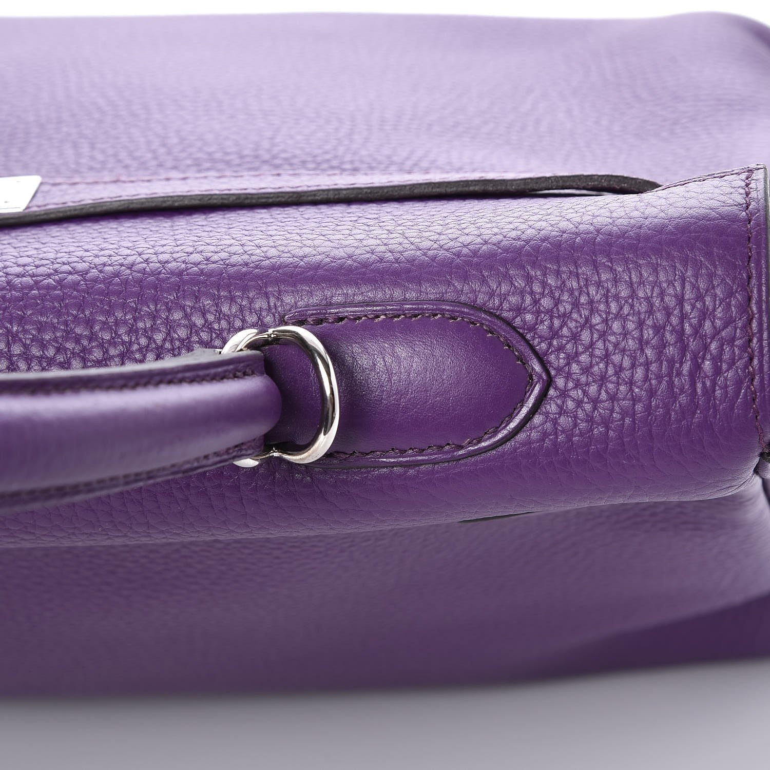 Hermes Taurillon Clemence Kelly Retourne 35 Ultraviolet 28 of 34