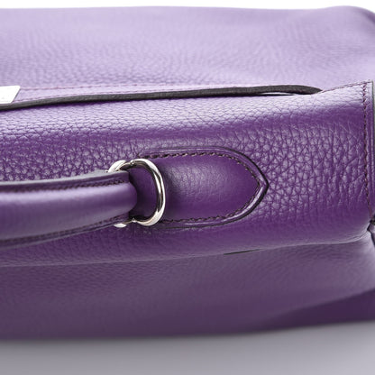 Hermes Taurillon Clemence Kelly Retourne 35 Ultraviolet 28 of 34