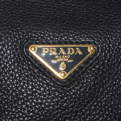Prada Vitello Daino Buckle Bag Nero Black 3 of 8