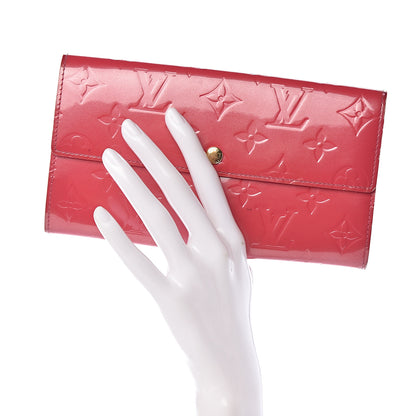 Louis Vuitton Vernis Sarah Wallet Framboise 2 of 11