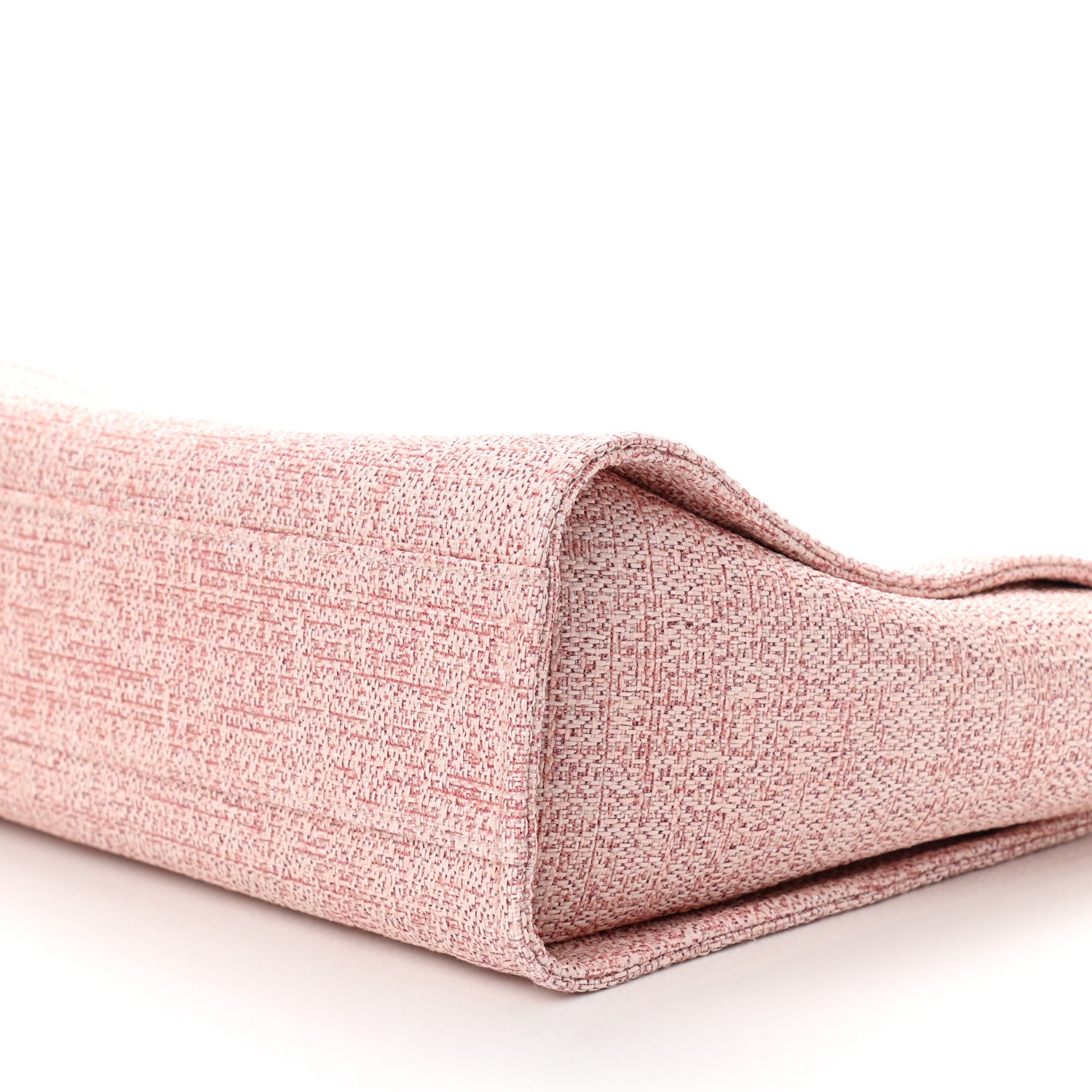 Chanel Lurex Boucle Small Deauville Tote Pink 10 of 10