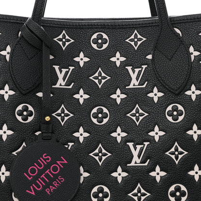 Louis Vuitton Empreinte Spring In The City Neverfull MM Black White Pink 10 of 13