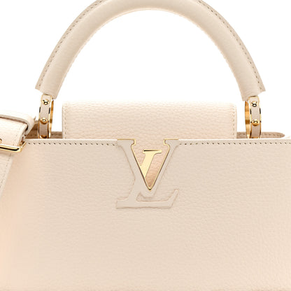 Louis Vuitton Rattan Taurillon Capucines BB Vanilla 7 of 10