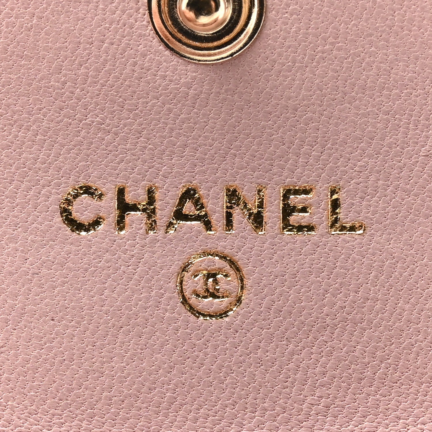 Chanel Lambskin Quilted Stitch Flap Card Holder Pink White 6 of 9