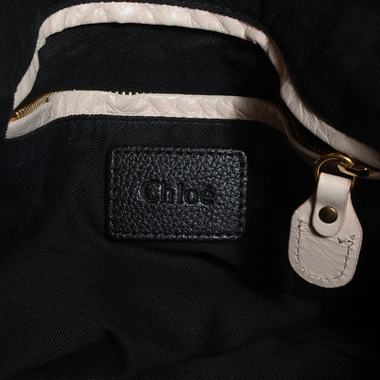 Chloe Python Large Paraty Black 6 of 8