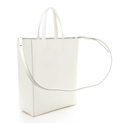 Celine Grained Calfskin Small Vertical Cabas Cream 3 of 10