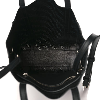 Balenciaga Smooth Calfskin Logo Perforated XXS Everyday Tote Black 5 of 9