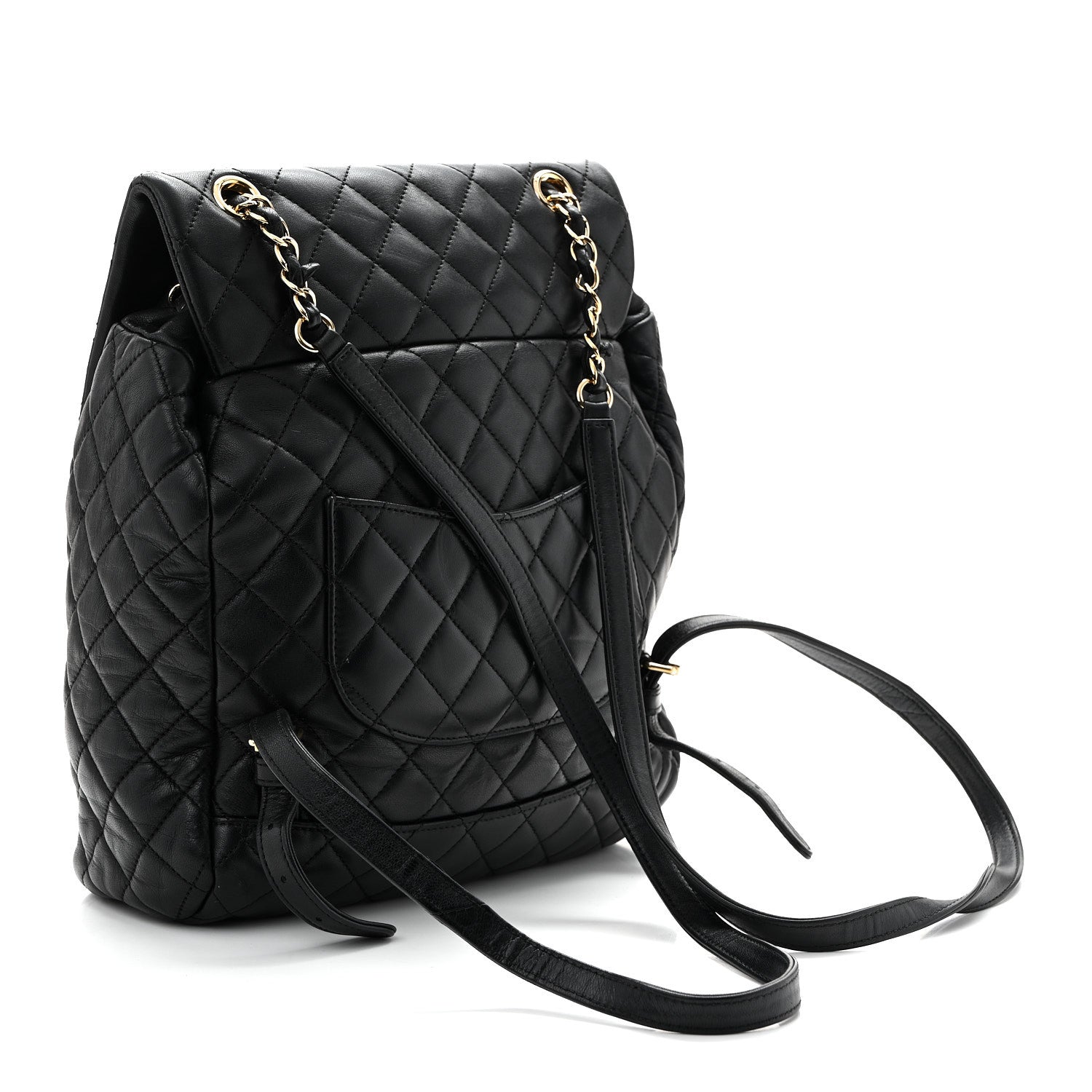 Chanel Lambskin Quilted Large Urban Spirit Backpack Black 3 of 10