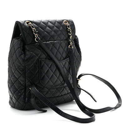 Chanel Lambskin Quilted Large Urban Spirit Backpack Black 3 of 10
