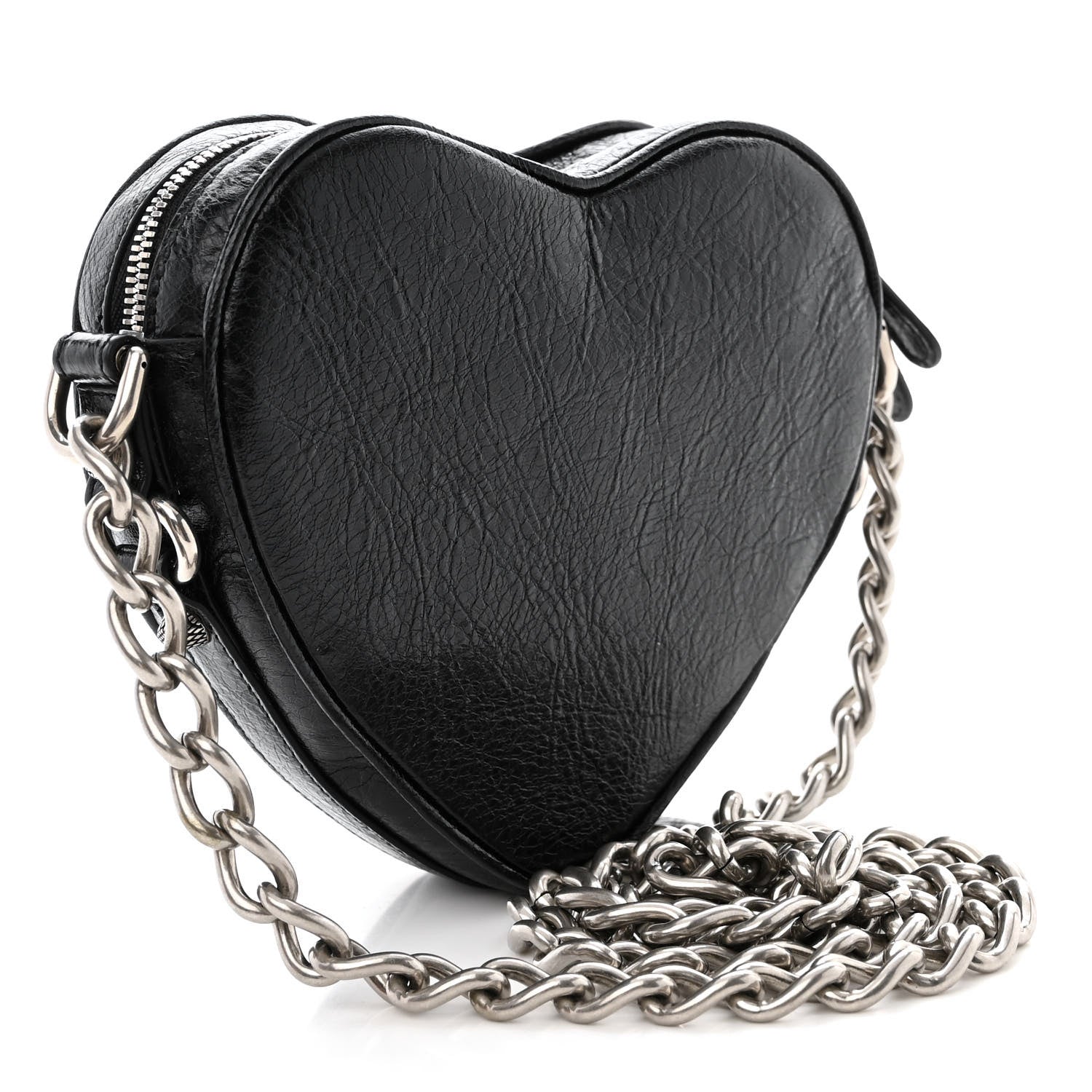 Balenciaga Agneau Arena Mini Le Cagole Heart Bag Black 3 of 11