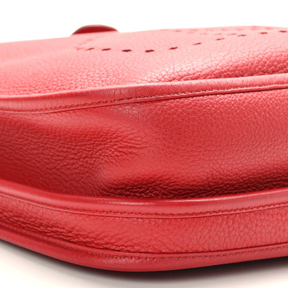 Hermes Taurillon Clemence Evelyne III PM Rubis 8 of 9