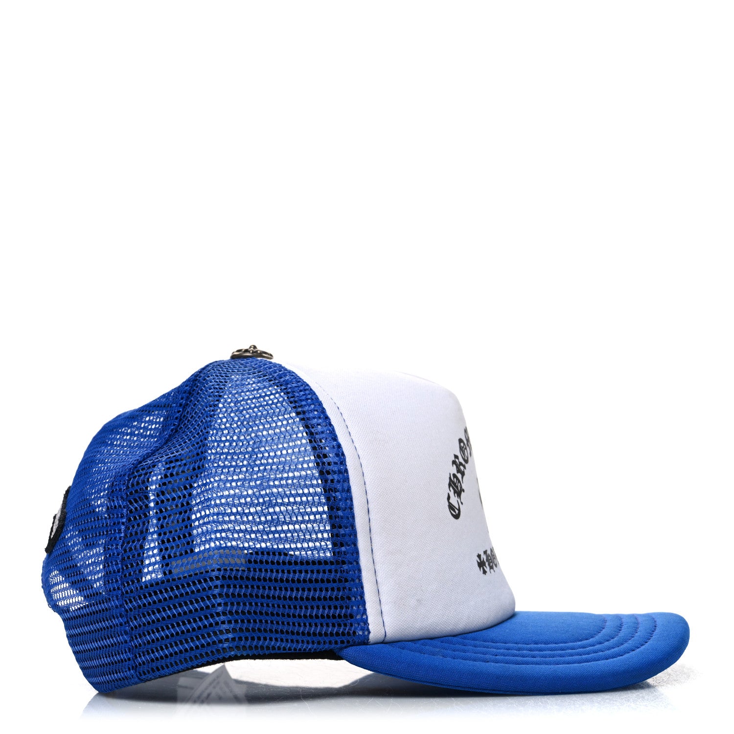 Chrome Hearts Cotton Mesh Hollywood Cross King Taco Trucker Hat Blue White 5 of 8