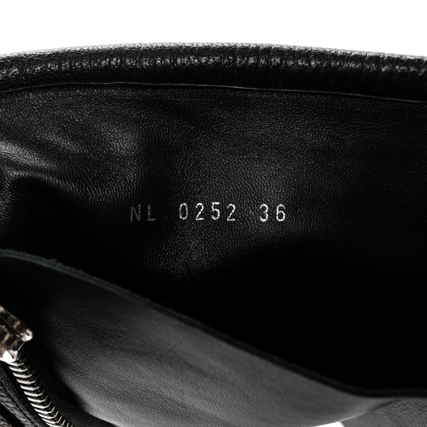 Louis Vuitton Calfskin Monogram Patti Wedge Tall Boots 36 Black 8 of 10