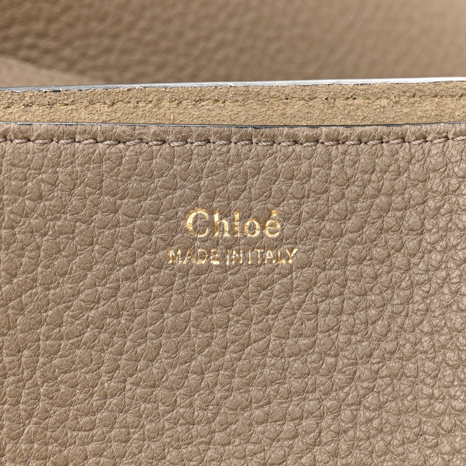 Chloe Grained Lambskin Drew Shoulder Bag Motty Grey 6 of 10