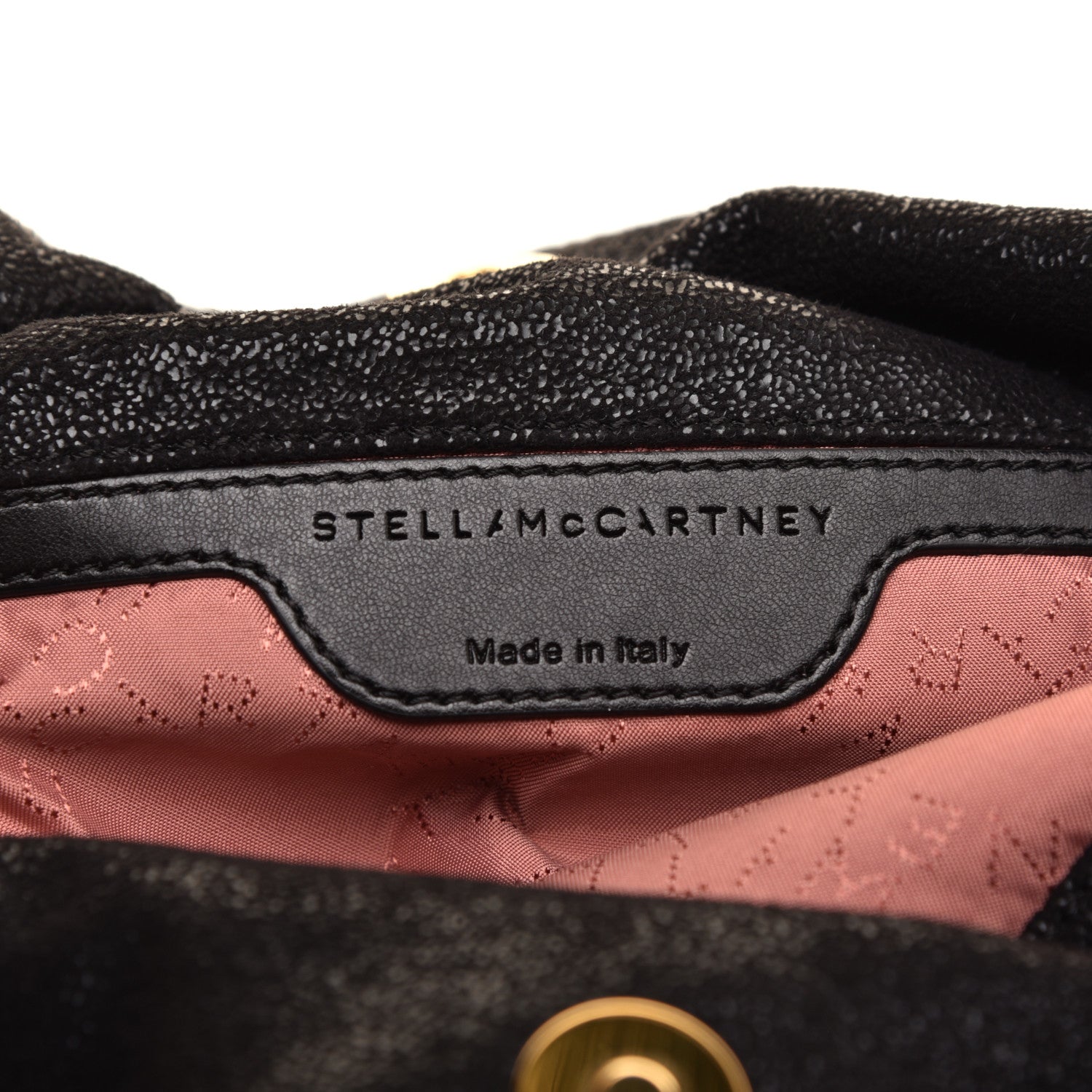 Stella McCartney Shaggy Deer Mini Falabella Tote Black 8 of 9