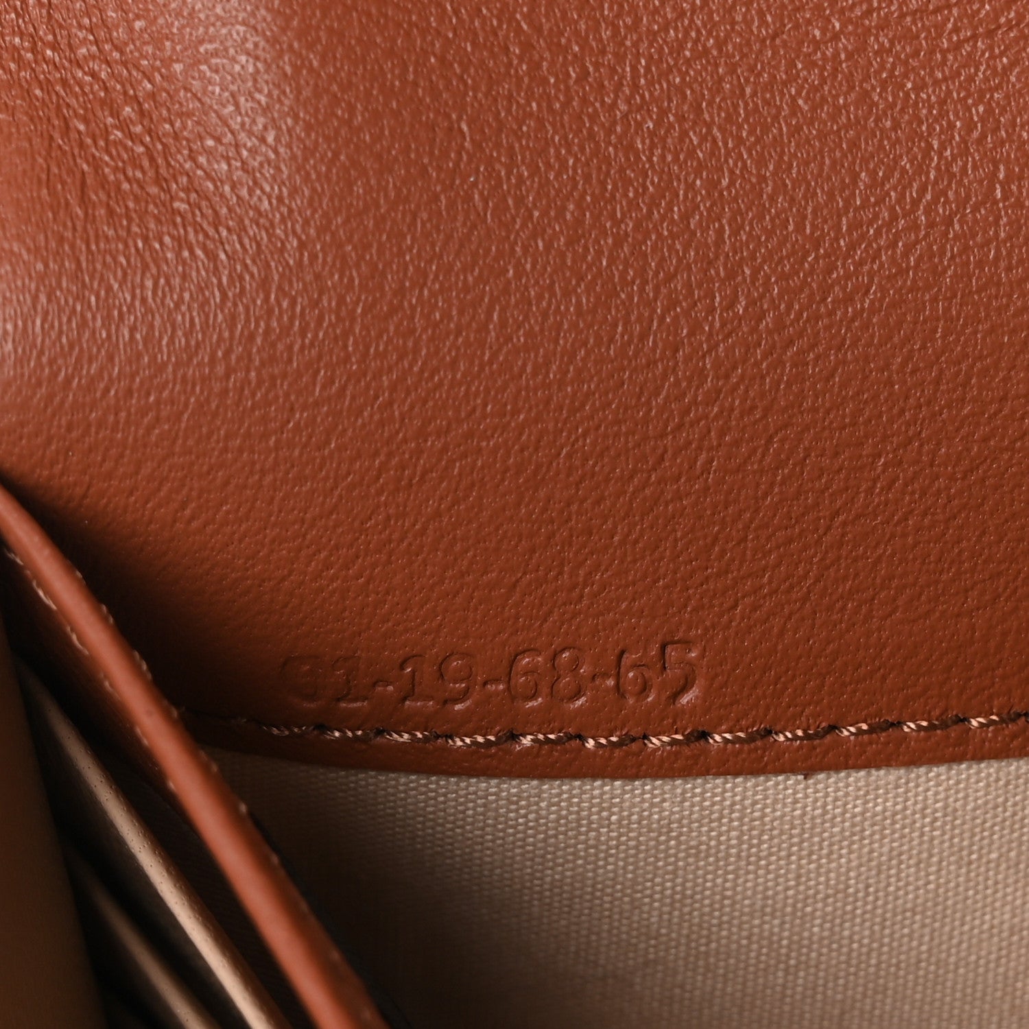 Chloe Calfskin Alphabet Long Wallet Brown 7 of 10