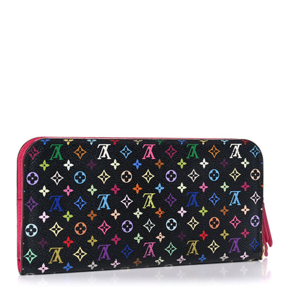 Louis Vuitton Monogram Multicolor Insolite Wallet Black Grenade 3 of 13