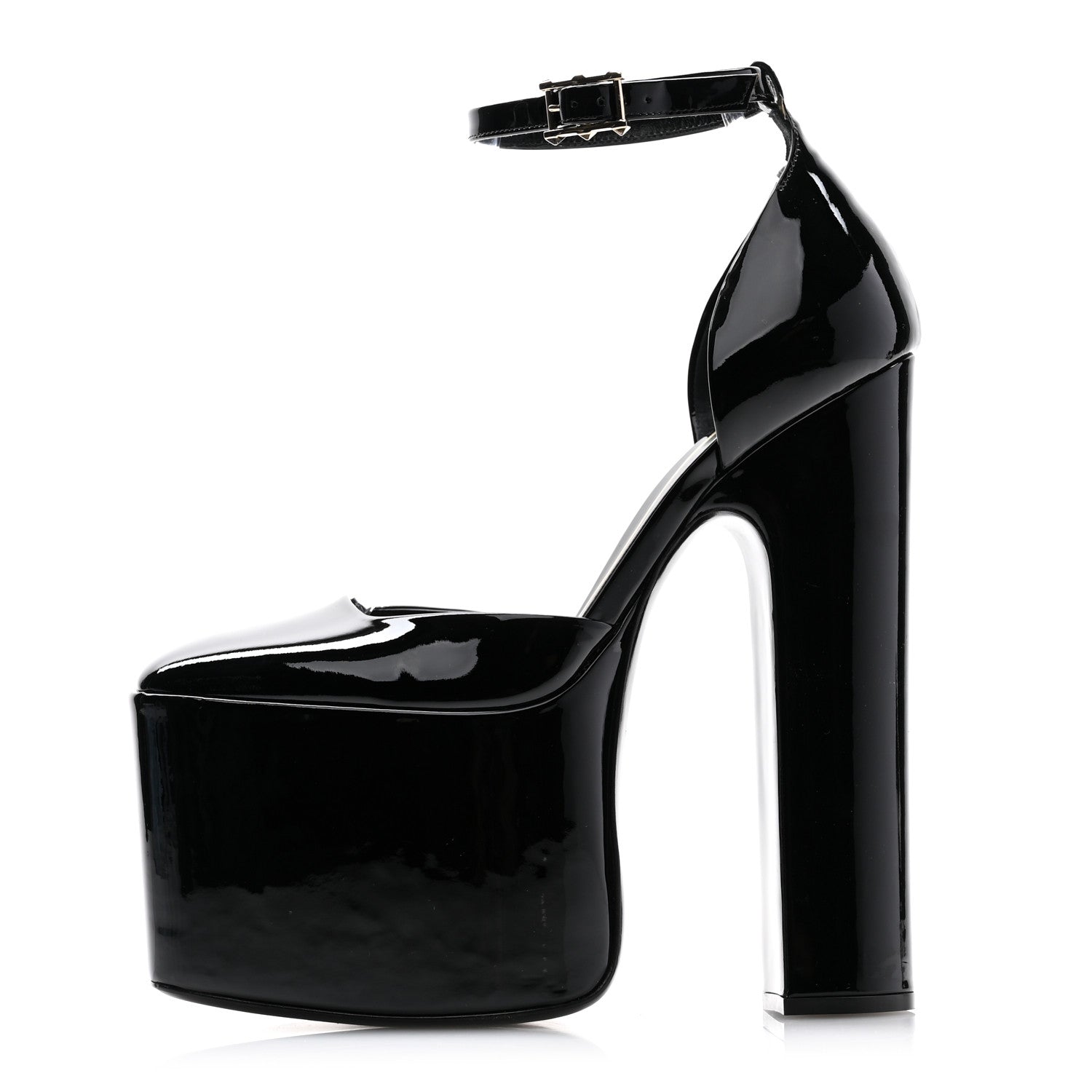 Valentino Garavani Patent DiscoBox 80/180mm Platform Pumps 38 Black 1 of 10
