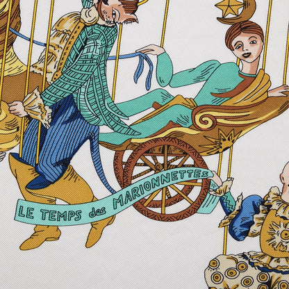 Hermes Silk Les Temps Du Marionnettes Scarf 90 4 of 7