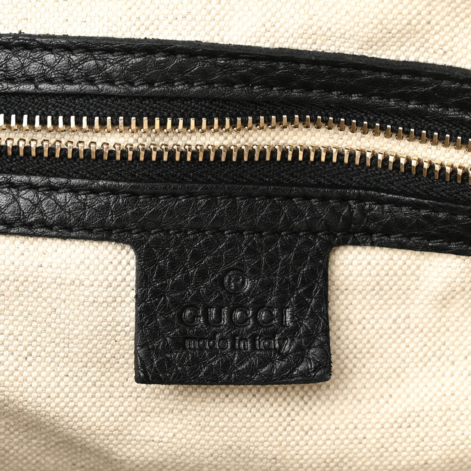 Gucci Calfskin Vintage Web Medium Boston Black 6 of 14