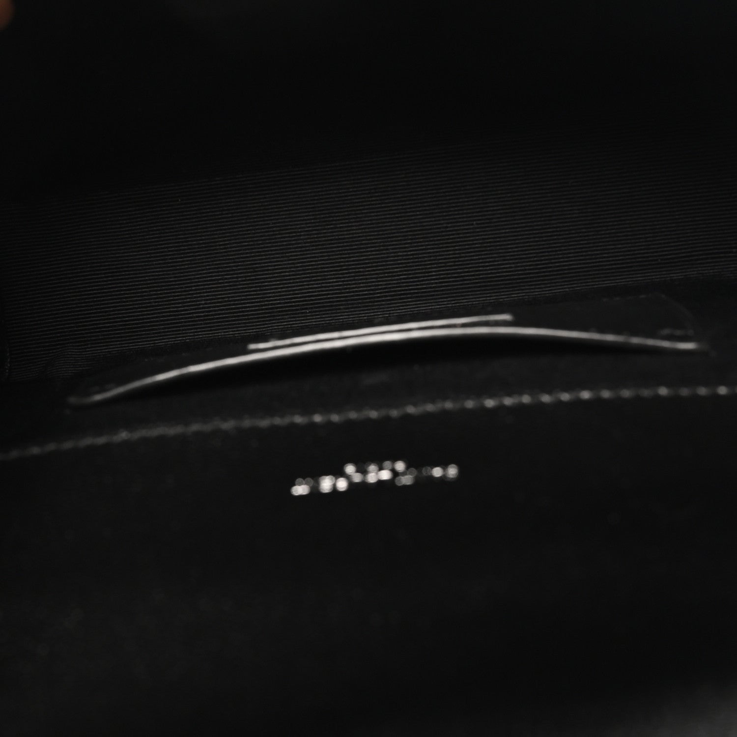 Saint Laurent Grain De Poudre Textured Mixed Matelasse Triquilt Small Monogram Satchel Black 4 of 8