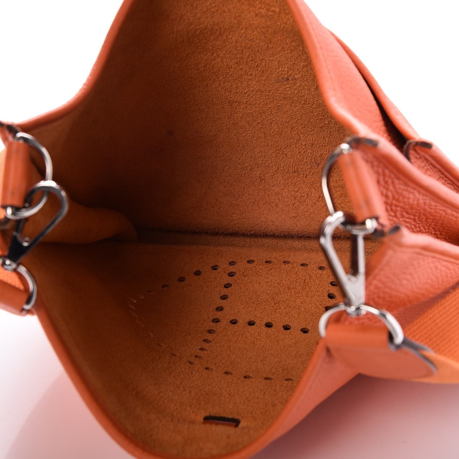 Hermes Taurillon Clemence Evelyne III PM Orange 5 of 7