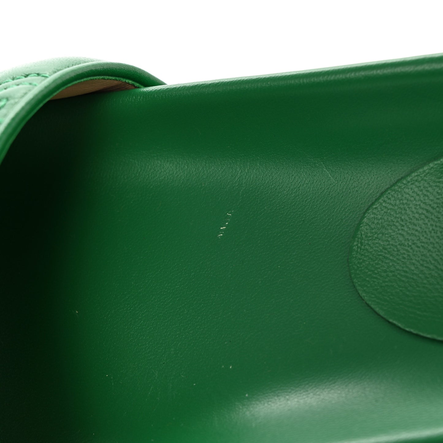 Nappa GG Matelasse Flat Slide Sandals 37 New Shamarock