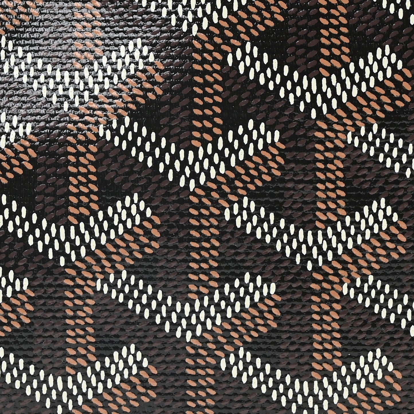 Goyardine Reversible Mini Anjou Black Gold