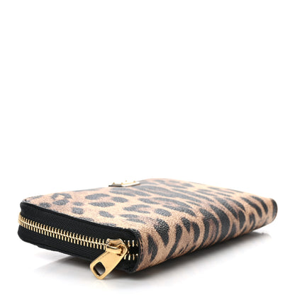Dolce & Gabbana Dauphine Leopard Print Zip Around Wallet 5 of 9