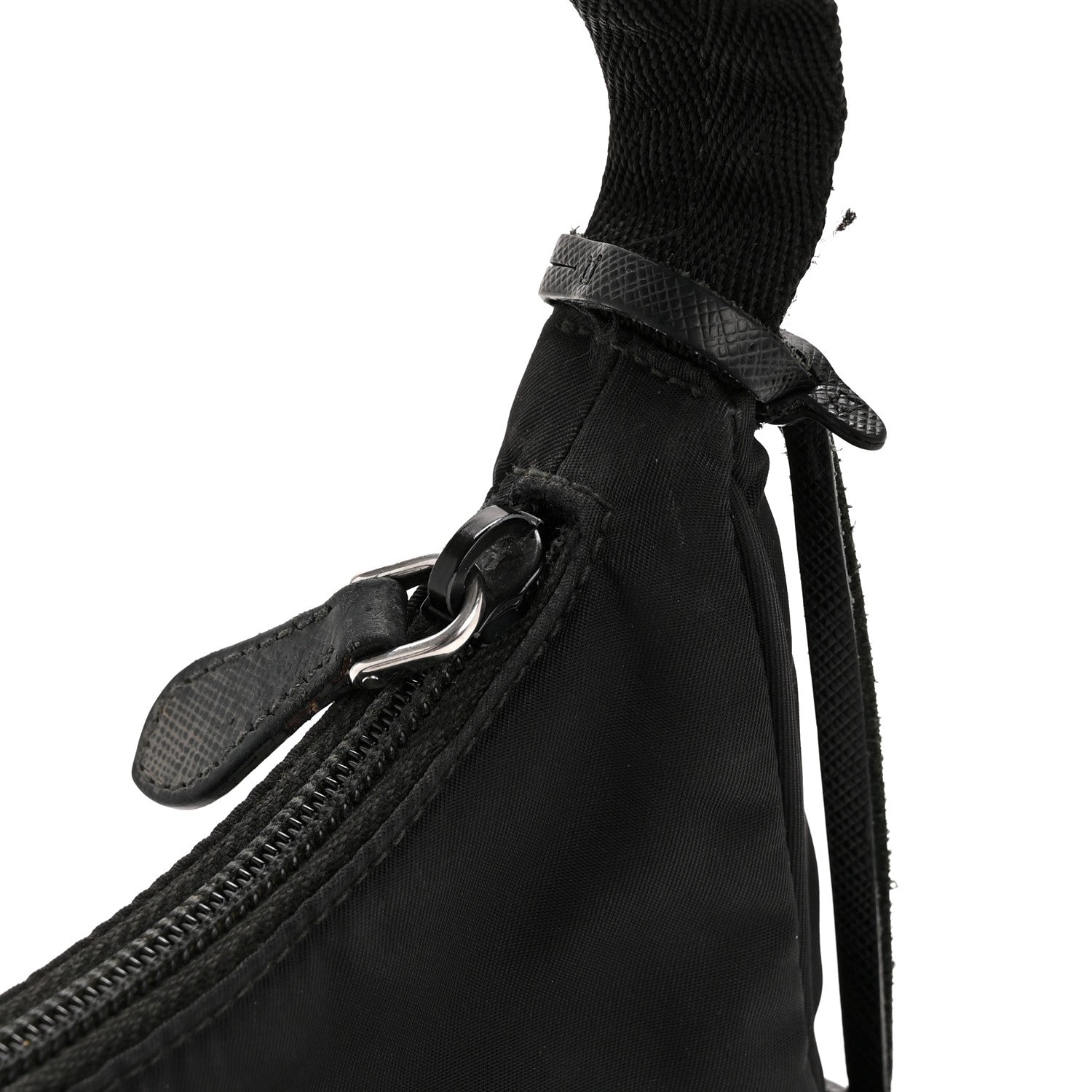 Prada Tessuto Nylon Mini Re-Edition 2000 Bag Black 12 of 14