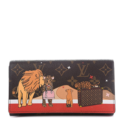 Louis Vuitton Monogram 2018 Christmas Animation Sarah Wallet 1 of 10
