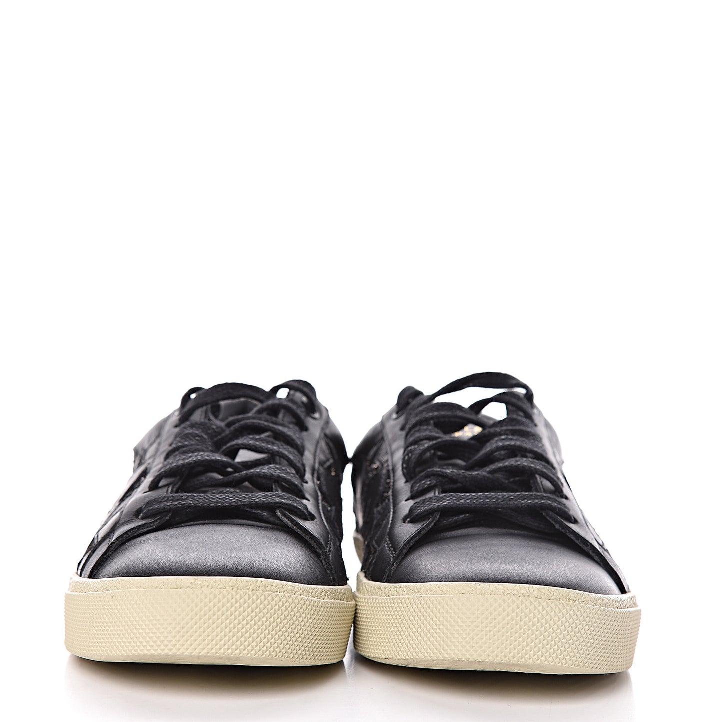 Nappa Womens Star Court Sneakers 37 Black