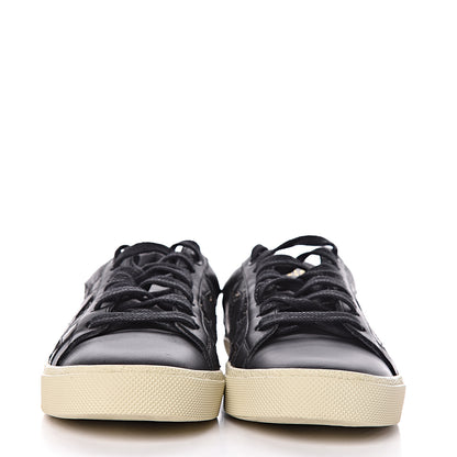 Saint Laurent Nappa Womens Star Court Sneakers 37 Black 2 of 8