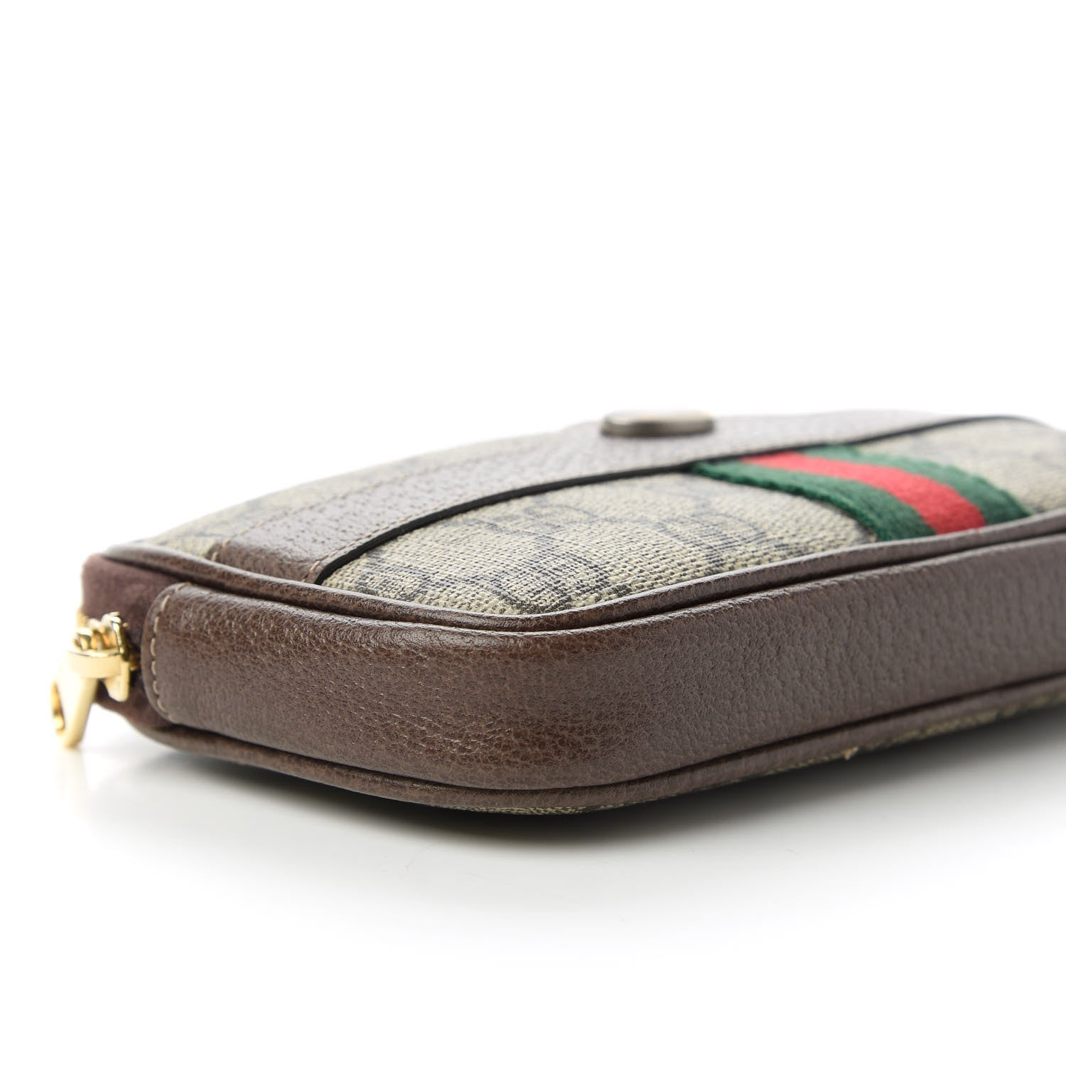 Gucci GG Supreme Monogram Ophidia Belted iPhone Case 85 34 Dark Brown 6 of 11