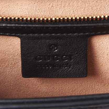 Gucci Velvet GG Monogram Small Sylvie Shoulder Bag Black 8 of 9