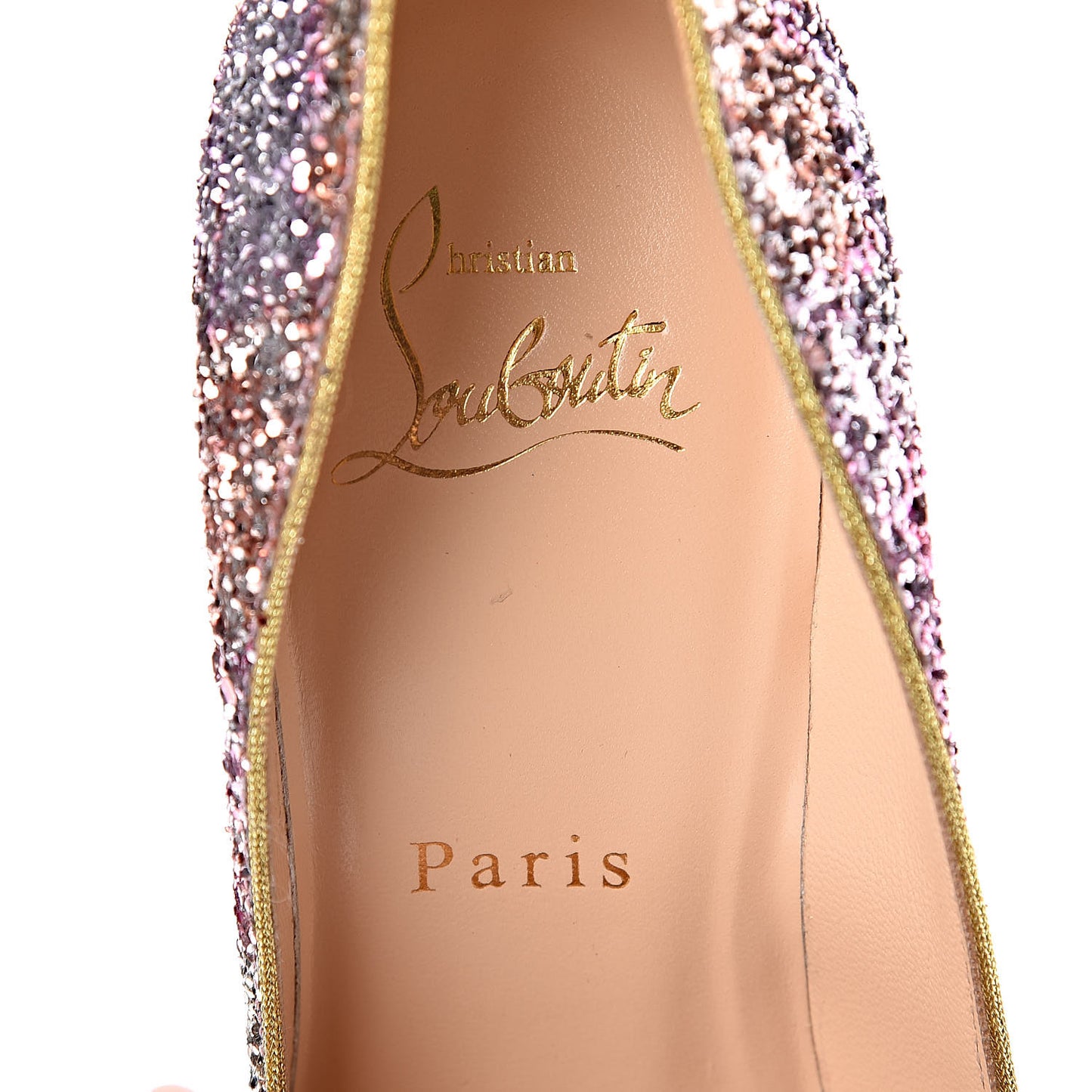 Glitter Aqua Ruban Met Pigalle Follies 100 Pumps 35.5 Rosette Gold