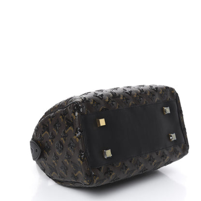 Louis Vuitton Monogram Sequins Eclipse Speedy 28 Black 4 of 10