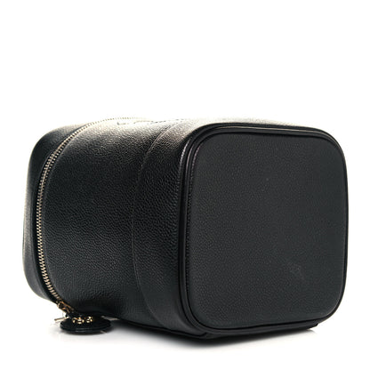 Chanel Caviar Vanity Cosmetic Case Black 3 of 15