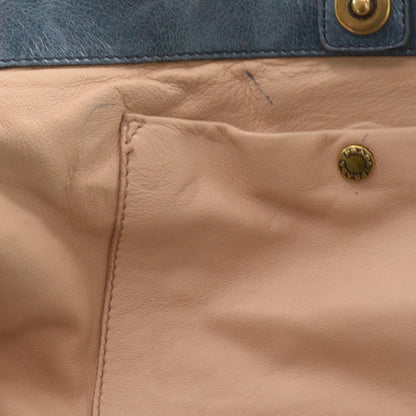 Prada Vitello Shine Tote Denim 10 of 10