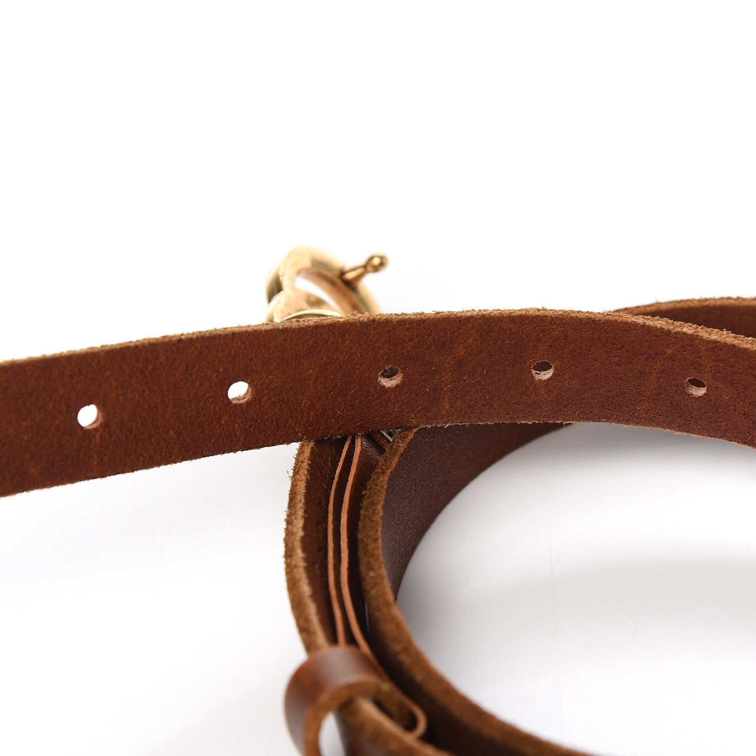 Gucci Faded Calfskin Double G 20mm Belt 70 28 Cuir 4 of 5