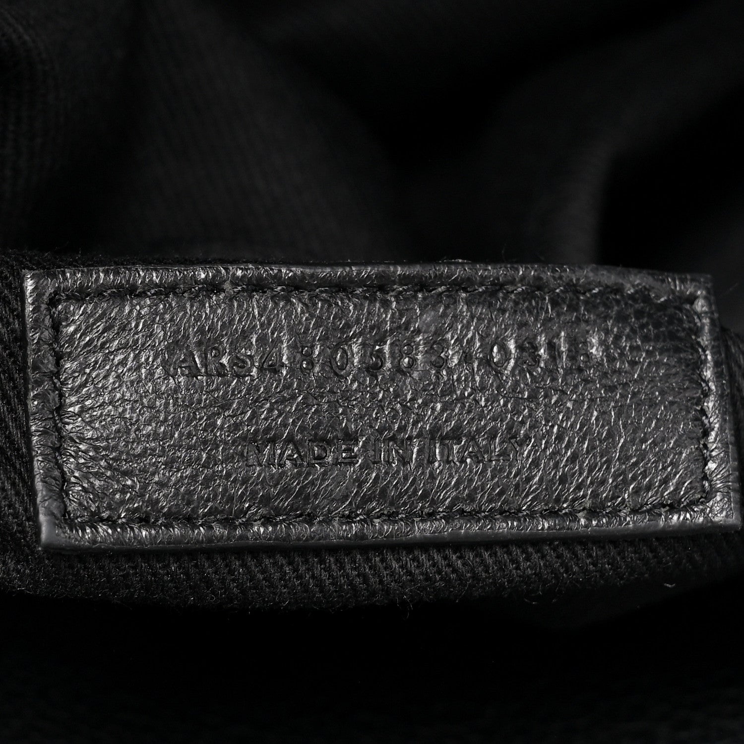 Saint Laurent Grained Calfskin Sac De Jour Souple North South Tote Black 7 of 13