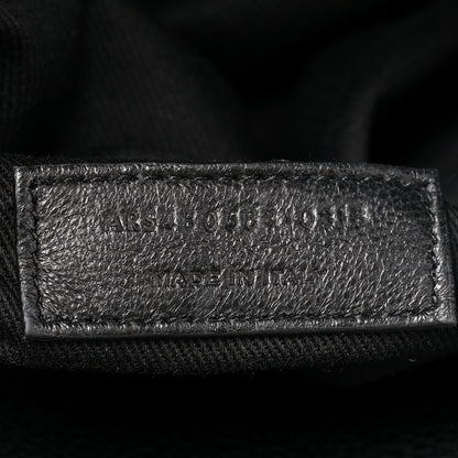 Saint Laurent Grained Calfskin Sac De Jour Souple North South Tote Black 7 of 13