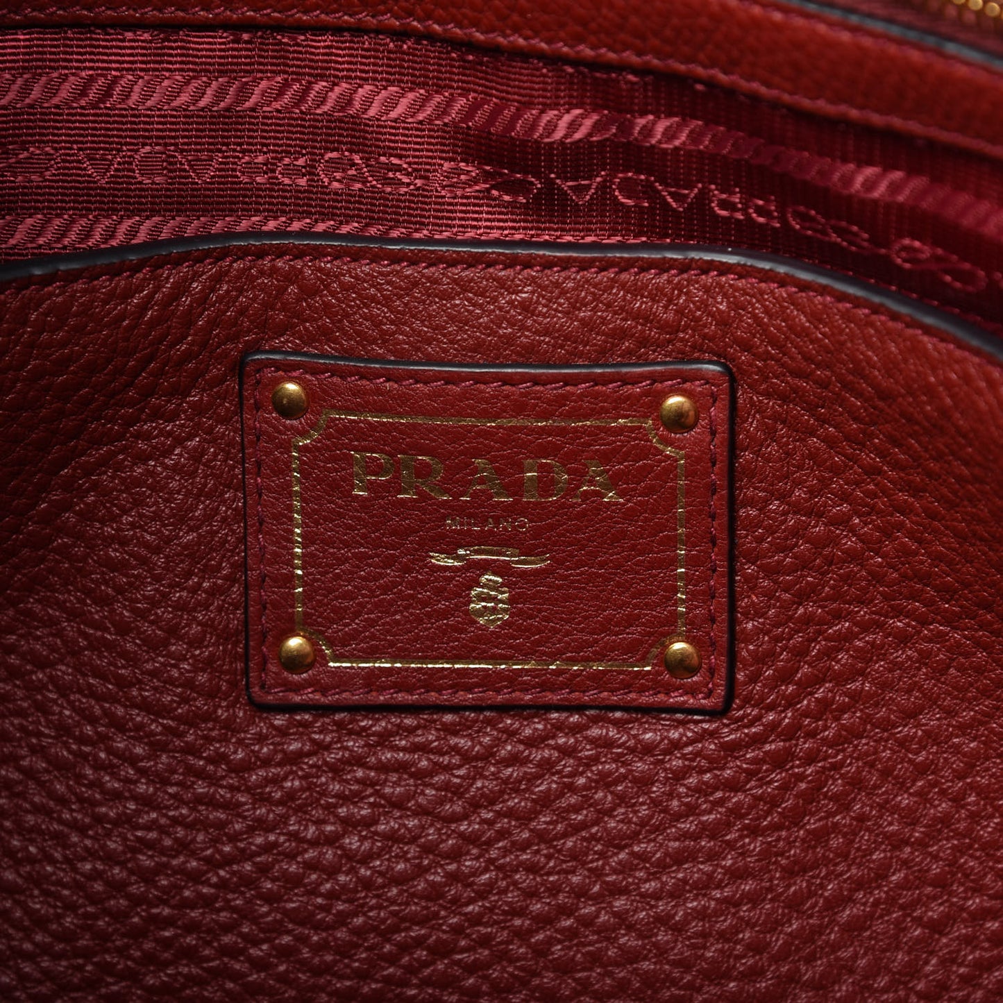 Vitello Daino Tote Rosso