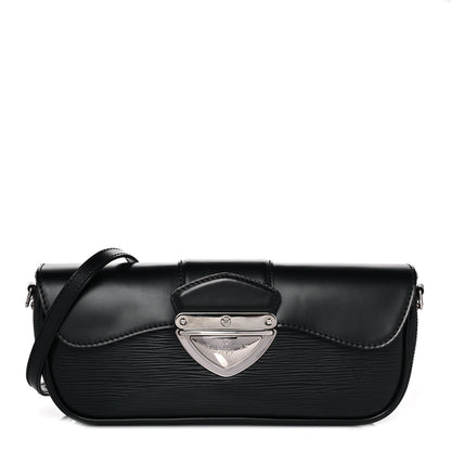 Louis Vuitton Epi Montaigne Clutch Black 1 of 8