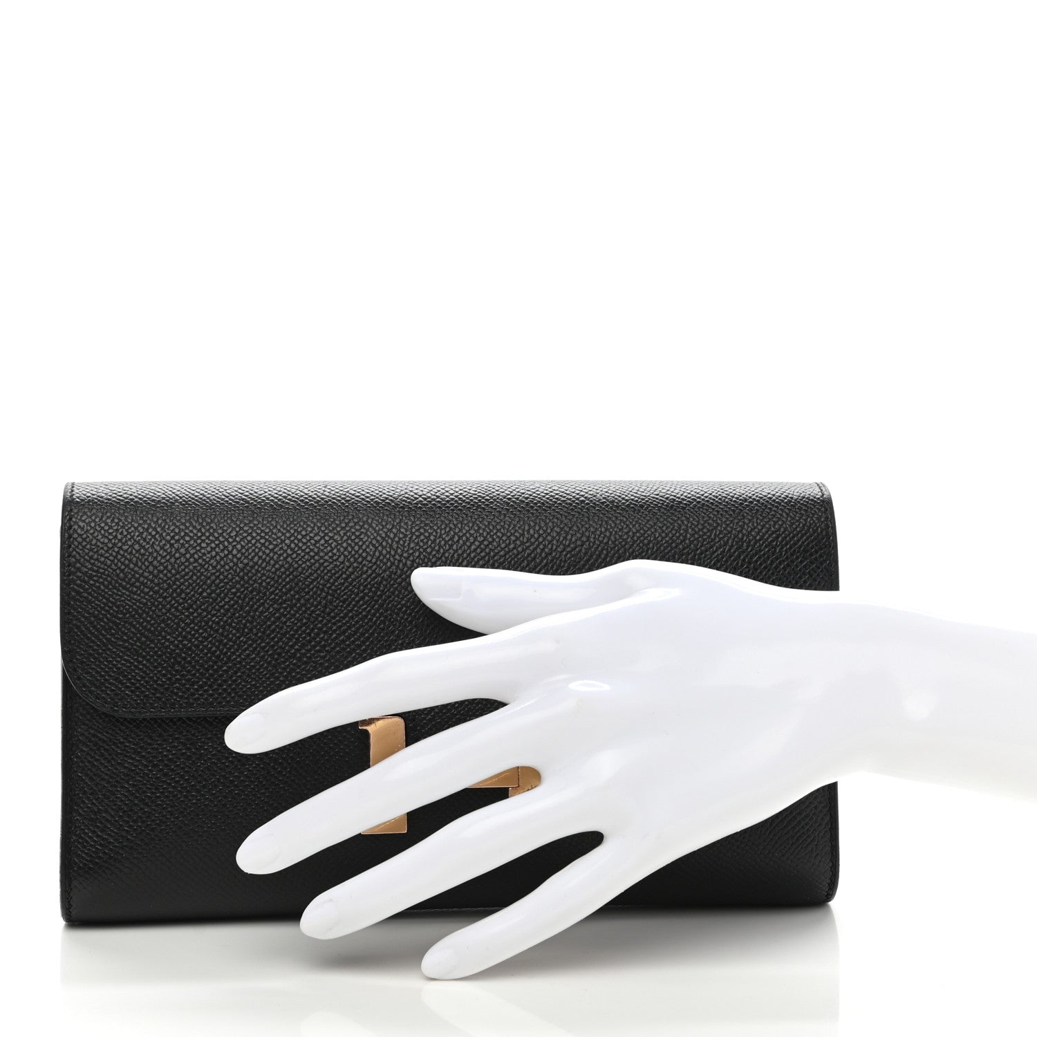 Hermes Epsom Constance Long Wallet Black 2 of 8