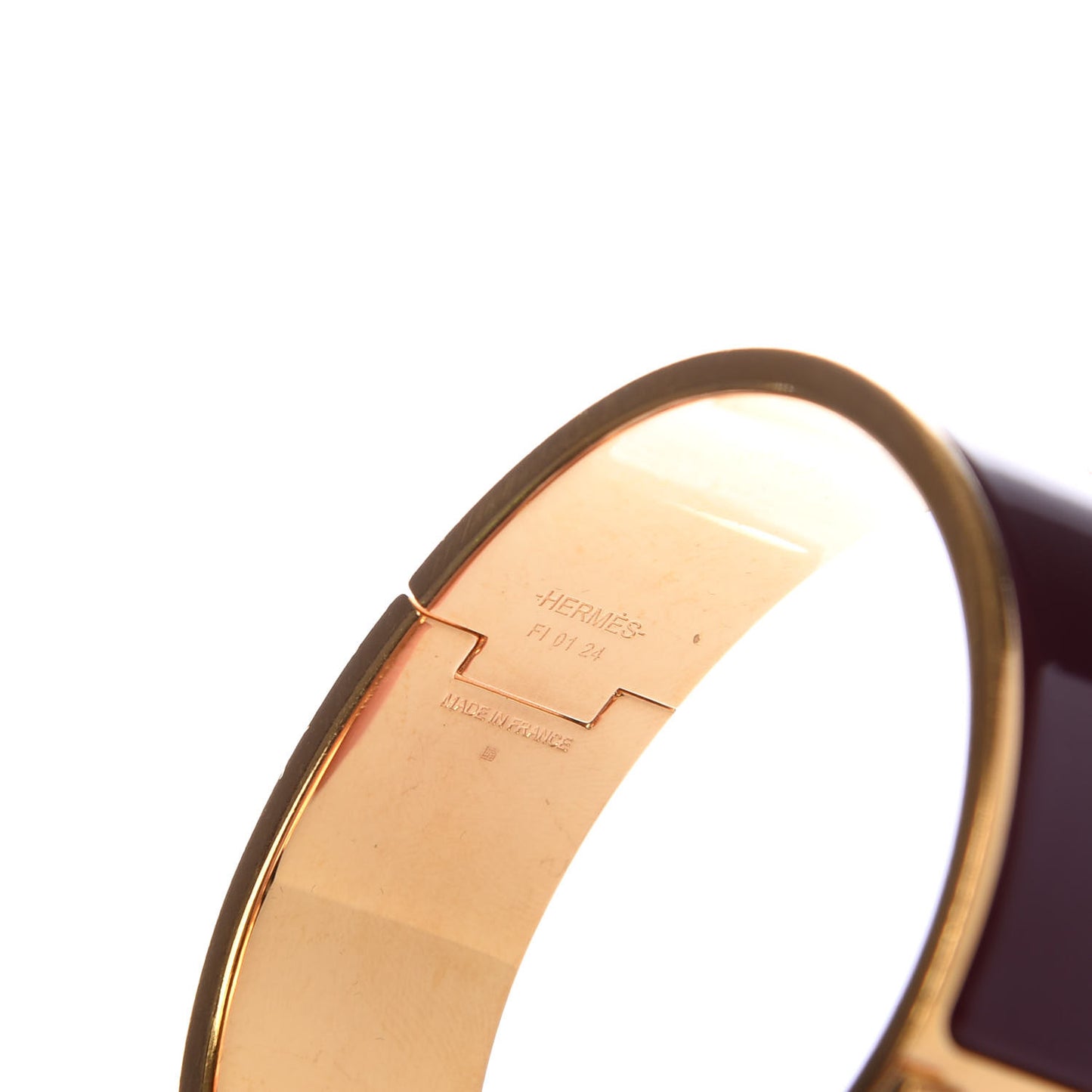 Enamel Wide Clic Clac H Bracelet GM Rouge H