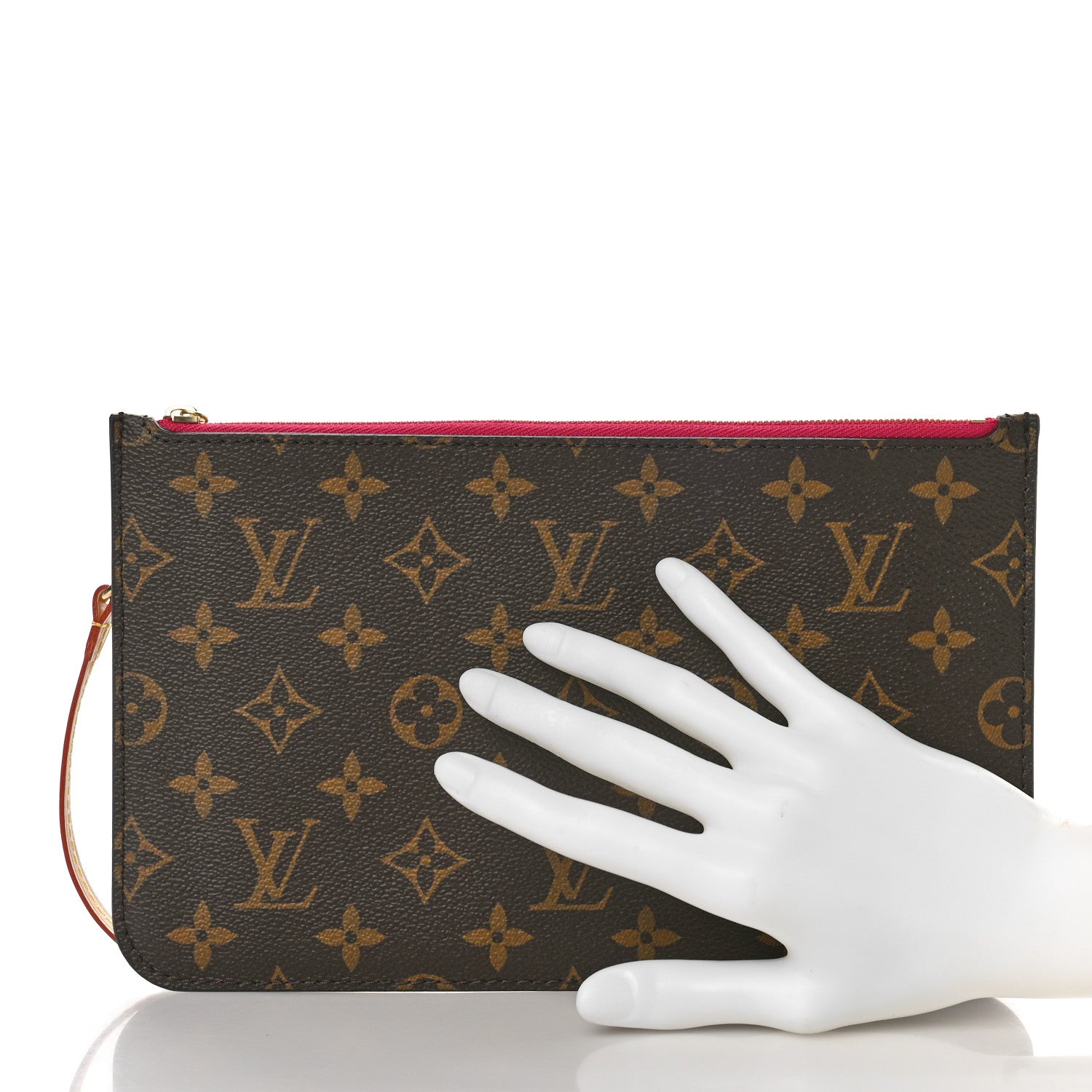 Louis Vuitton Monogram Neverfull MM GM Pochette Pivoine 2 of 8
