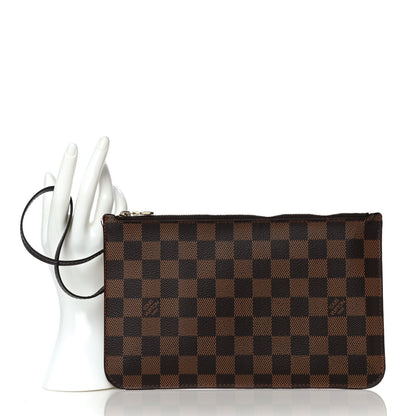 Louis Vuitton Damier Ebene Neverfull MM GM Pochette 2 of 13